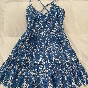 Limited edition Anthropologie short blue dress